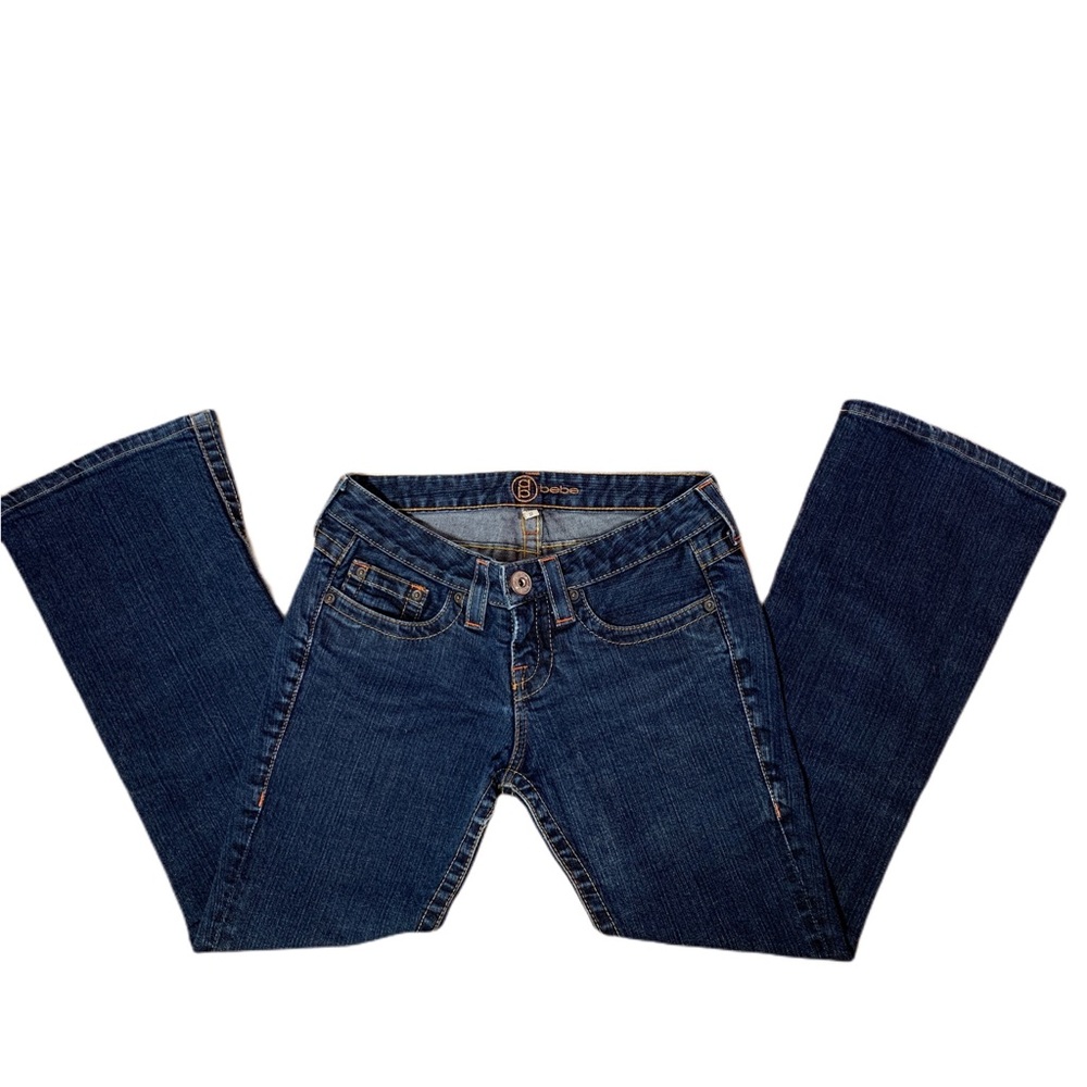 Bebe Kayla RS Stitch Pocket Bootleg Jean 27